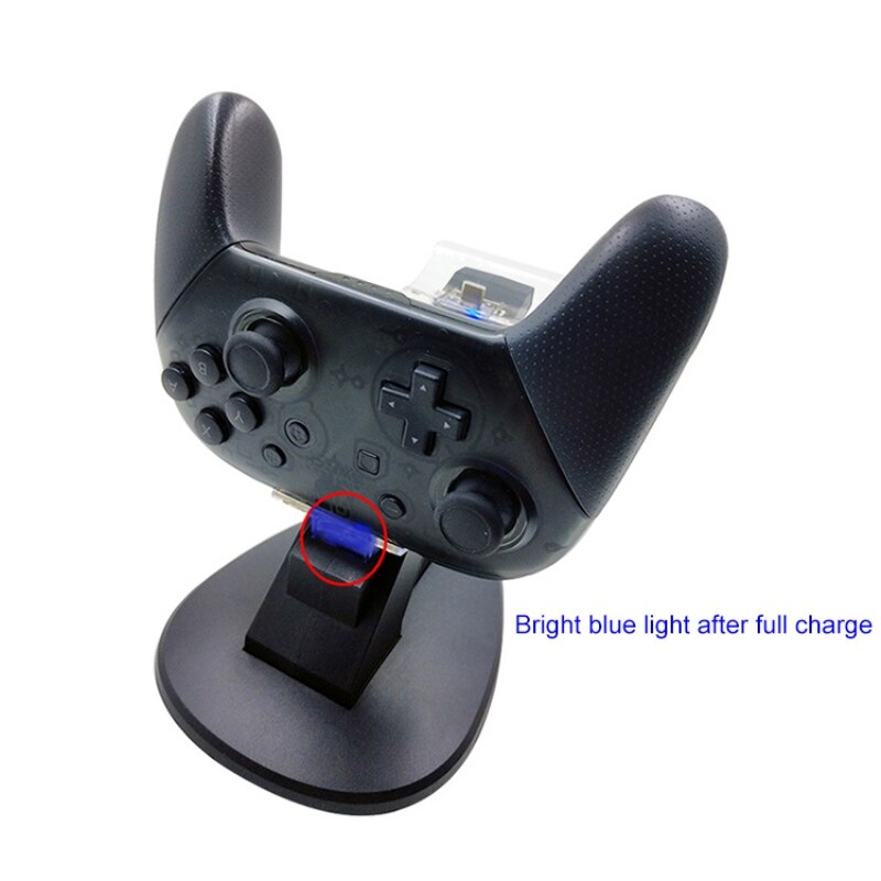 USB Dual Gamepad Charging Station Stand Game Controller Power Supply Charger For Nintendo Switch Pro Controller