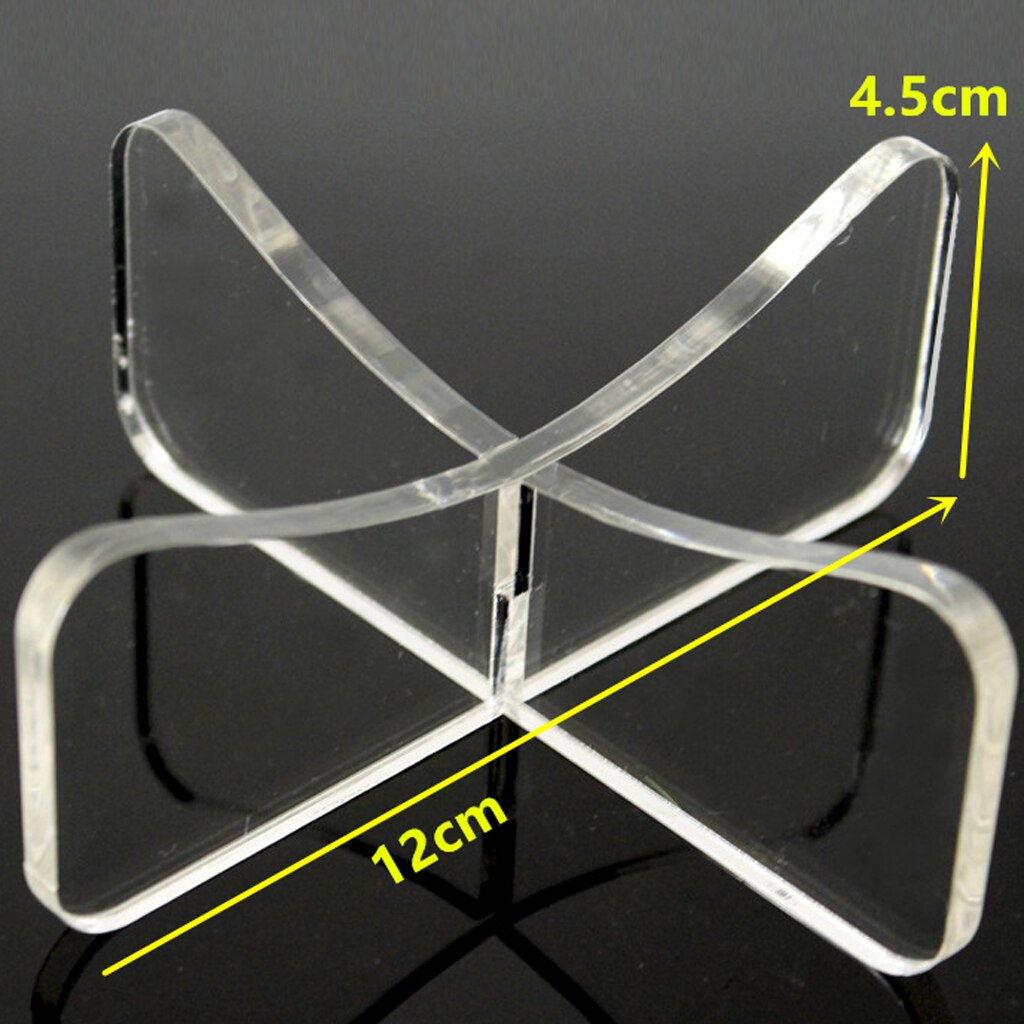 Rugby Football Acrylic Display Stand Home Shop Ball Riser Plinth Holder