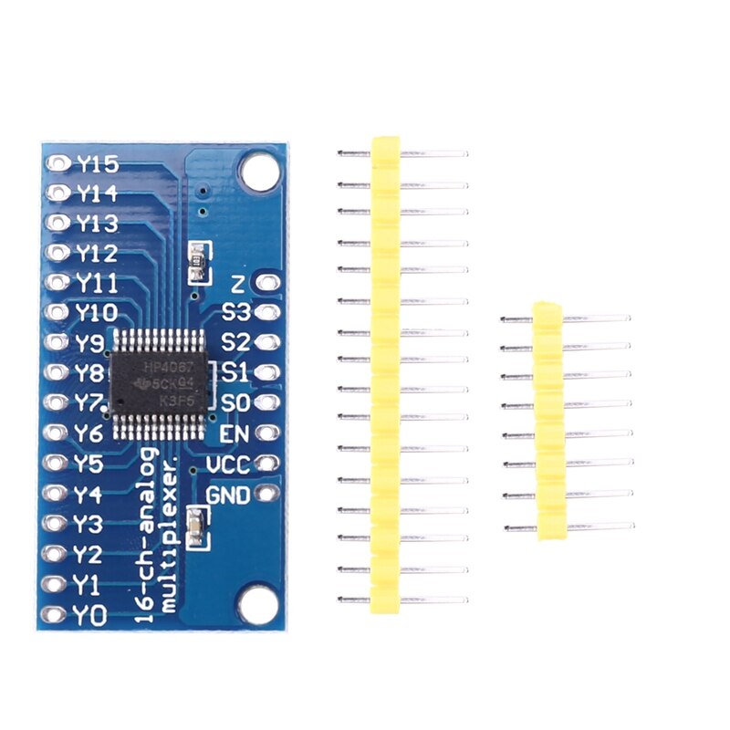 10 pièces CD74HC4067 Module de carte de dérivation de multiplexeur numérique analogique 16 canaux pour Arduino