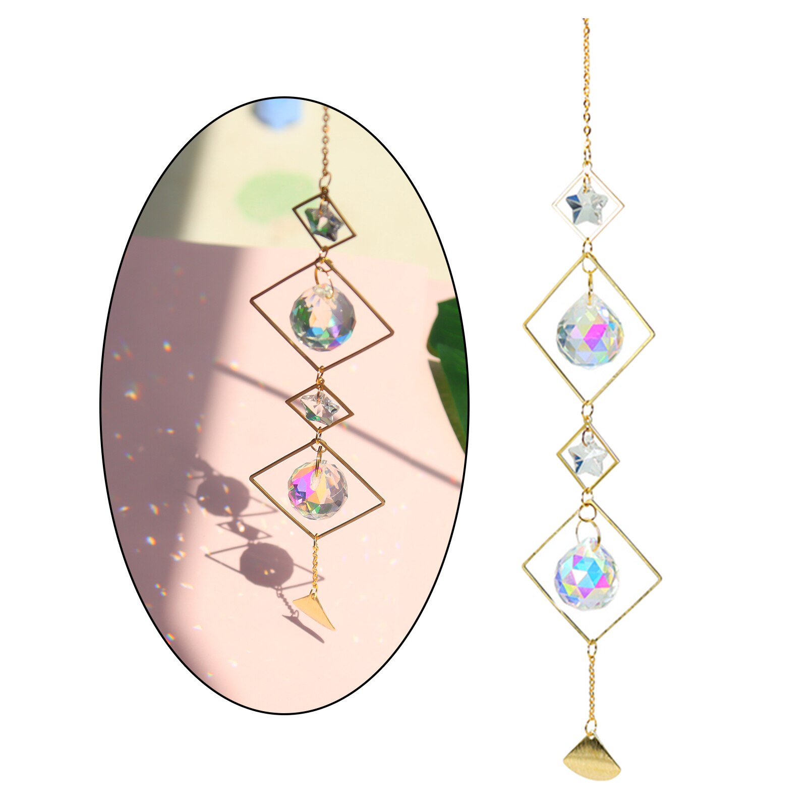 Rainbow Maker Prisms Home Garden Window Decoration