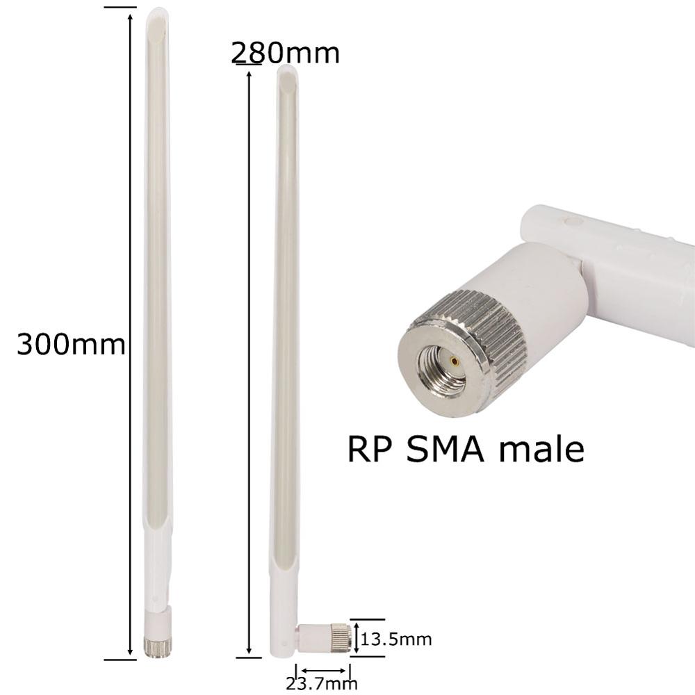 2.4Ghz 10 dbi Aerial RP SMA male Wireless WIFI Antenna Booster Universal Antennas Amplifier WLAN Router Connector