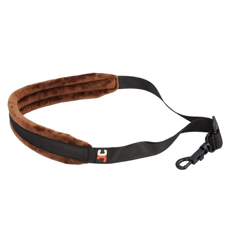 JC very comfortable Thicken decompression Tenor Soprano Alto Sax Neck Strap Sax Harness Saxophone Strap: Brown