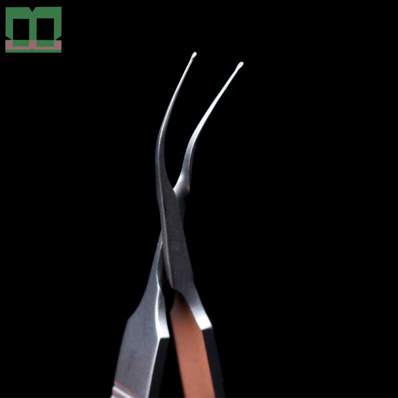 The duck mouth tweezers Lens transplantation stainless steel titanium alloy 12cm Cataract Surgery ophthalmic instruments