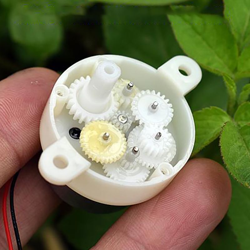 Kleine elektromotor DC 6V-12V 7.5RPM Slow en Silent 300 Turbo Worm Versnellingsbak Gear Motor Gear Motor Ratio 1: 600 DIY Toy Robot Model