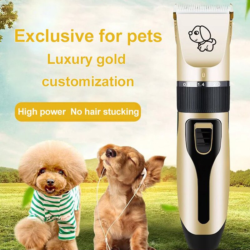 Dog Electric Clippers Pet Hair Trimmer Puppy Grooming Electric Haircut Cutter Shaver Trimmer Set Accessories