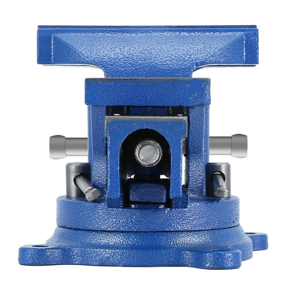 5 Inch 125mm Work Bench Vice Operation Platform Vise Workshop Clamp Engineer Jaw Table Swivel Base Heavy Duty Tools Metal Vise
