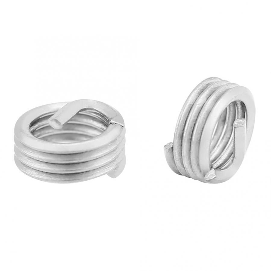 100pcs threaded inserts repair kit, stainless steel helical thread helical thread inserts a Lenth of M3*0.5*1D