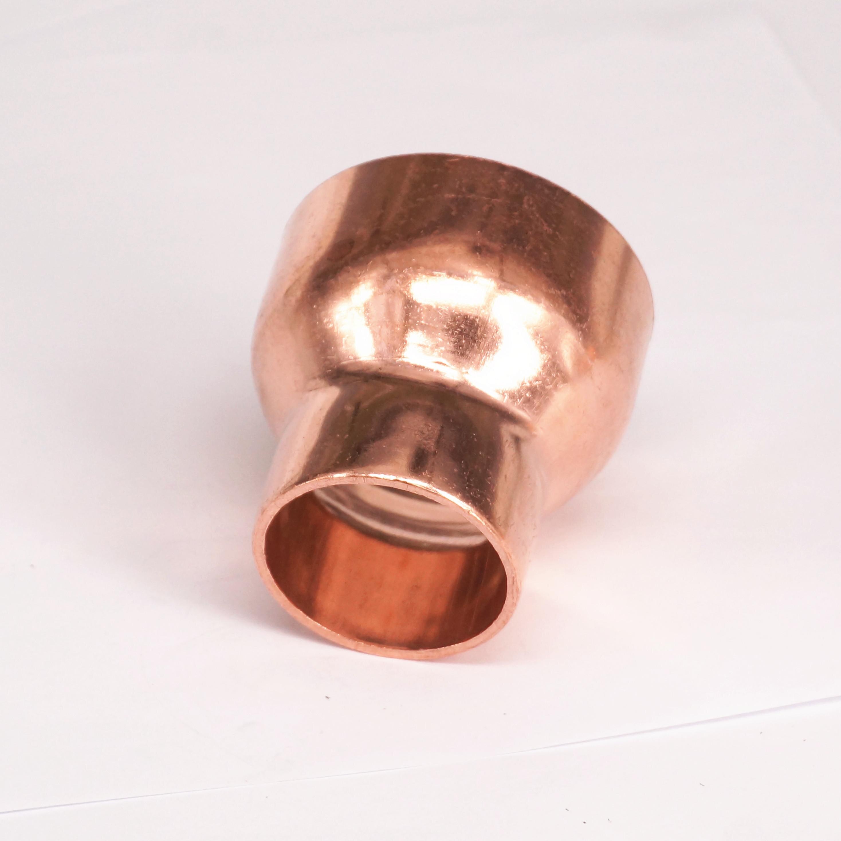 I.D 42mm/54mm Reduce Copper End Feed Reducer Welding Coupling Pipe Adapter Air Conditioner Refrigerator Chiller Plant