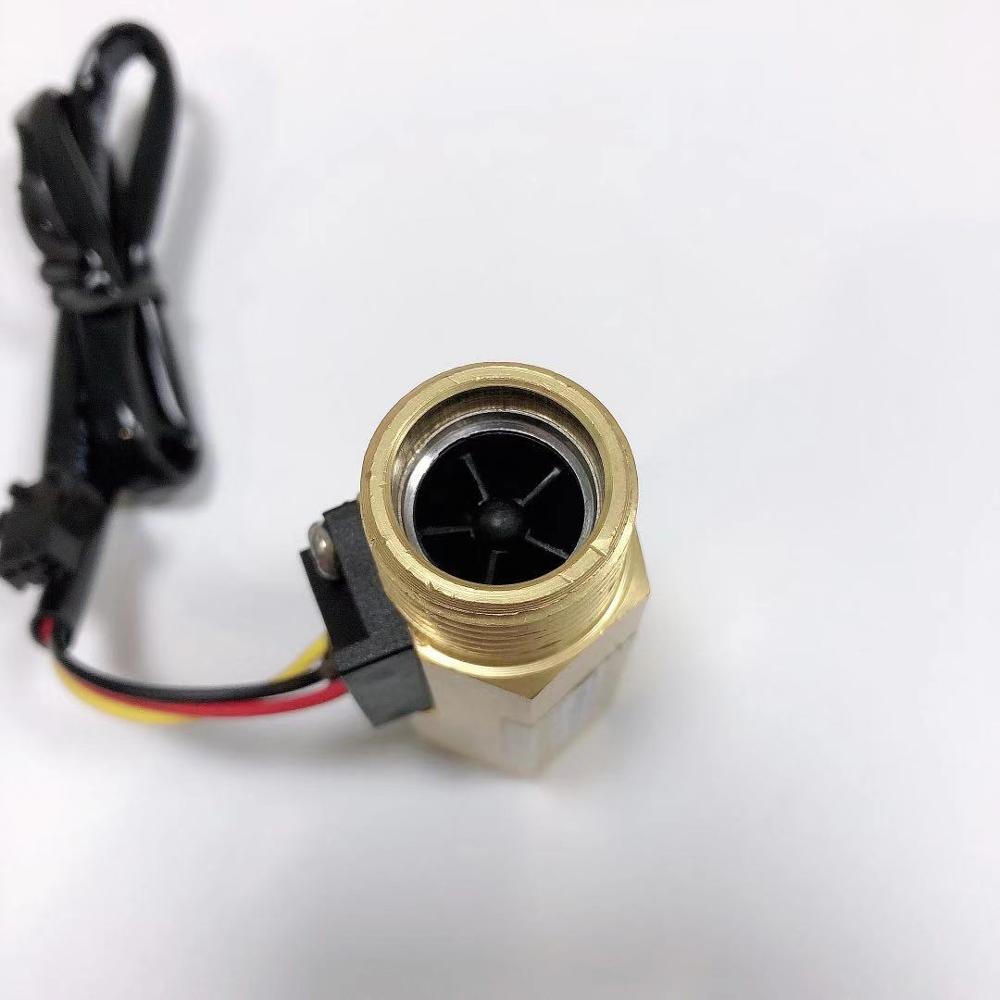 SEN-HZ21FH Mannelijke En Vrouwelijke Threads G 1/2 ''Messing Flow Sensor Pomp Pulse Niveau Schakelaar Voor Water Vloeibare Controle Tankless heater