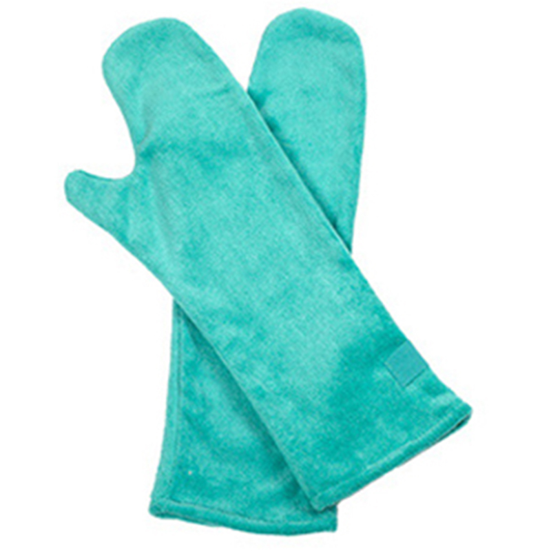 Pet Drying Gloves Bathing Bathrobe Towel Cleaning Glove Super Absorbent Pet Drying Mitts Microfiber for Massaging Dog Cat Horses: sky blue