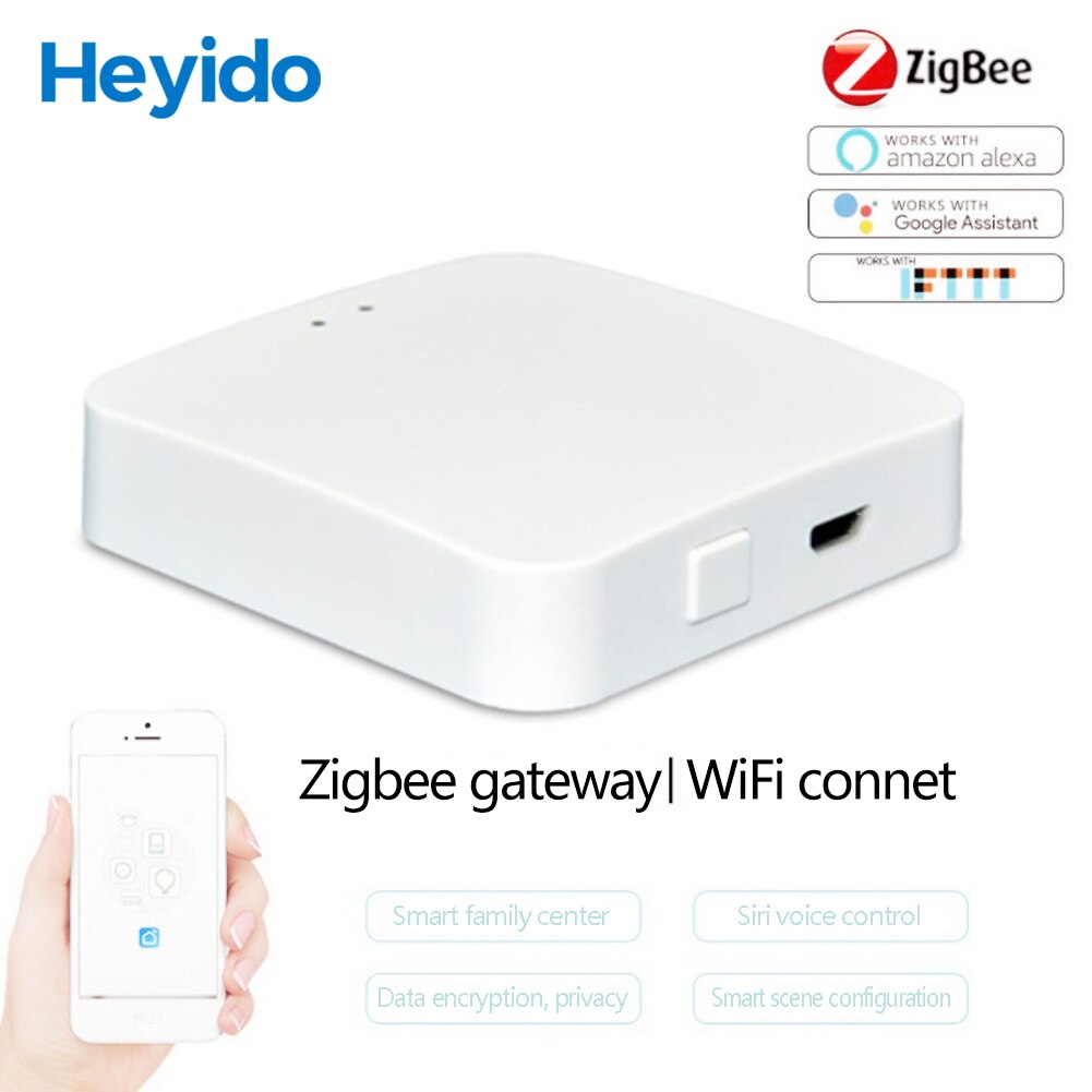 Smart Multi-Mode Gateway ZigBee WIFI Bluetooth Mesh Hub Smart Home Hub Work With Mi Home APP Apple Homekit Smart Home Control