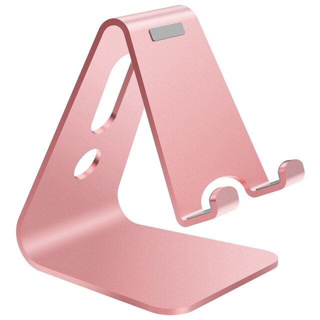 Seenda Universal Aluminium Tablet Stand Desk Houder Voor Telefoon Charge Stand Cradle Mount Voor Iphone Metalen Standaard Voor Ipad: Roze