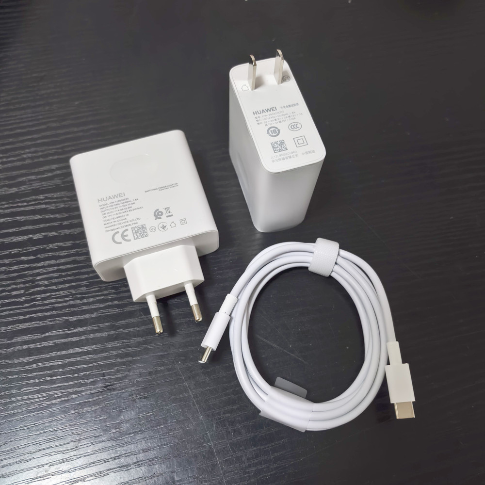 Huawei MateBook D16 X Pro D14 D15 15s 16s Original 65W chargeur PD Super rapide prise ue/US USB C adaptateur d'alimentation 1.8M 3.3A câble PD