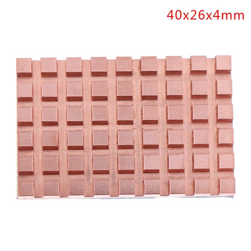 Copper Heatsink Thermally Conductive Adhesive For MSATA NGFF 5030 Msata3.0 Solid State Disk SSD Radiator Cooler: A3