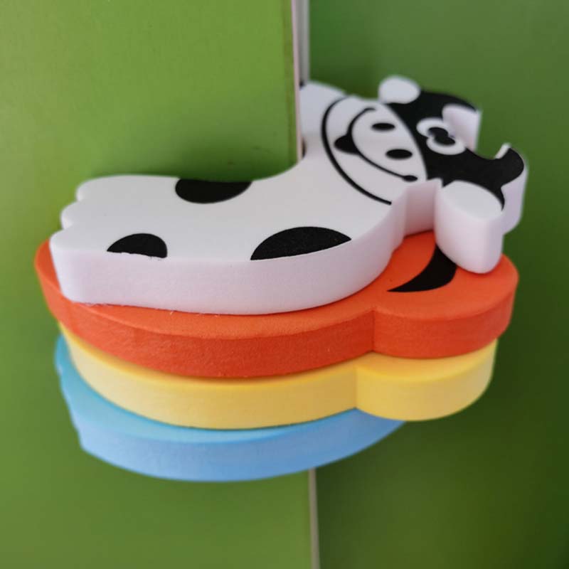 5Pcs Kind Veiligheid Deur Kaarten Worden Gebruikt Voor Deur Tafels En Stoelen Botsing En Anti-Vergrendeling twee Stijlen Van Willekeurige Kleuren