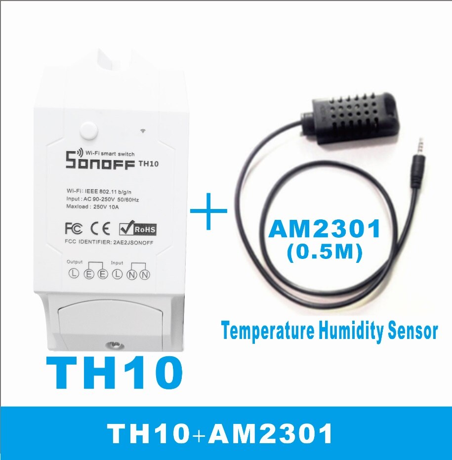 sonoff Smart home TH16 Switch test Temperature Humidity Sensor Intelligent automation module: TH16 AM2301