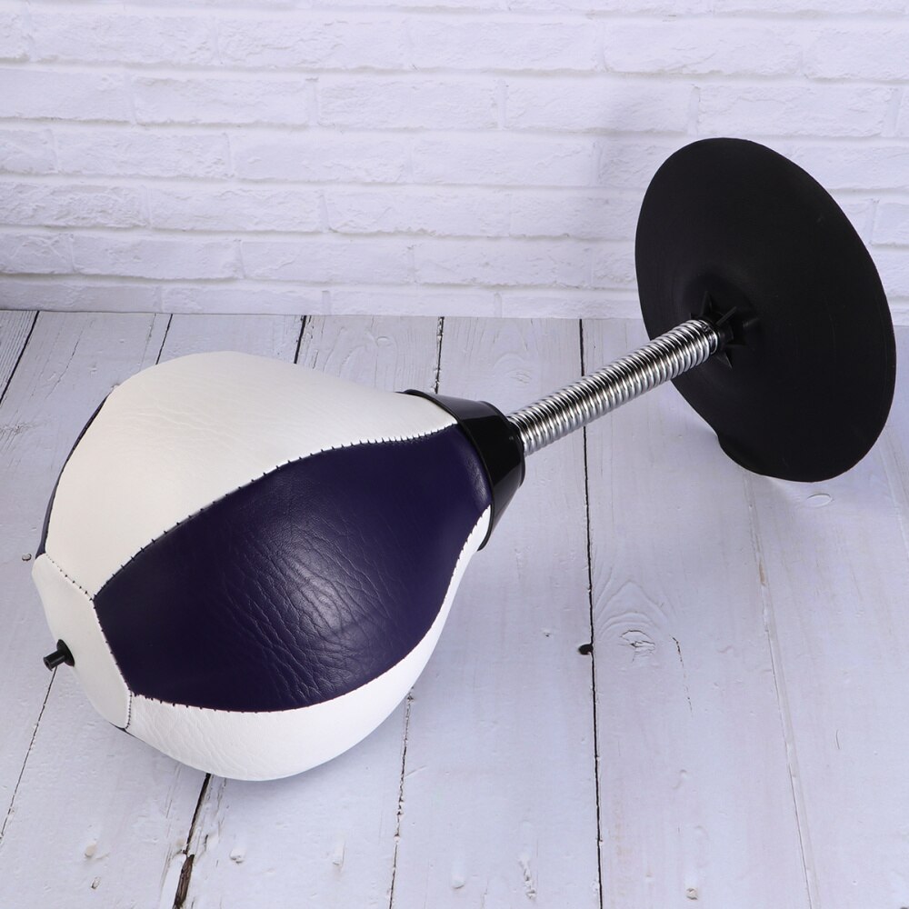 1 pc boksbal speelgoed stressverlichtende veerstandaard bureau oefengereedschap speelgoedset met zuignap voor school thuiskantoor