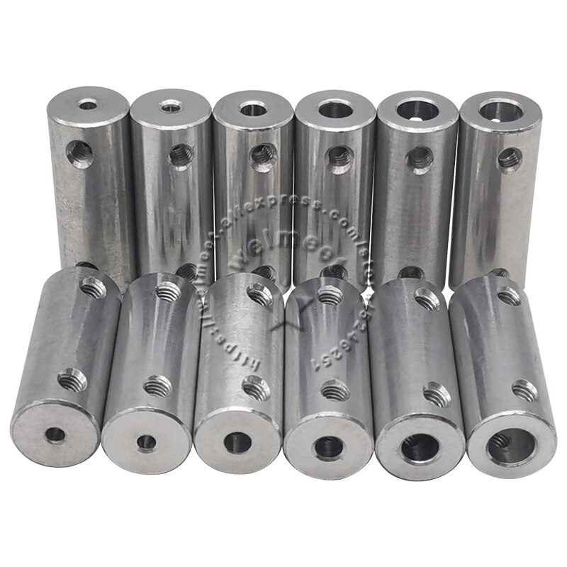 2mm/2,3mm/3,17mm/4mm/5mm/6mm Welle Starre Kupplung koppler Motor Anschluss Hülse Buchse Für Auto Schiff Modell