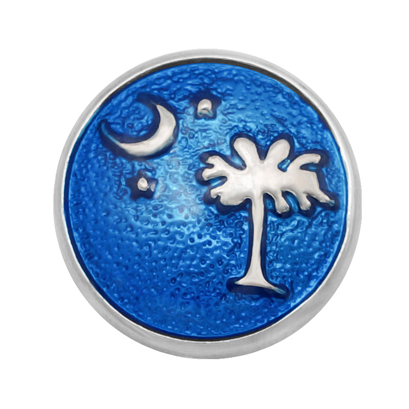 Blauw Stijl Fish Zeester Mermaid Conch Dolfijn 18Mm Snap Knoppen Fit Diy 18Mm Snap Armband Snap Sieraden Kerst: Donkergroen