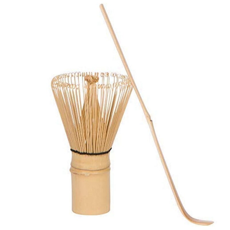 Matcha Green Tea Whisk Set - Whisk+Scoop+Tea Spoon+Whisk Holder