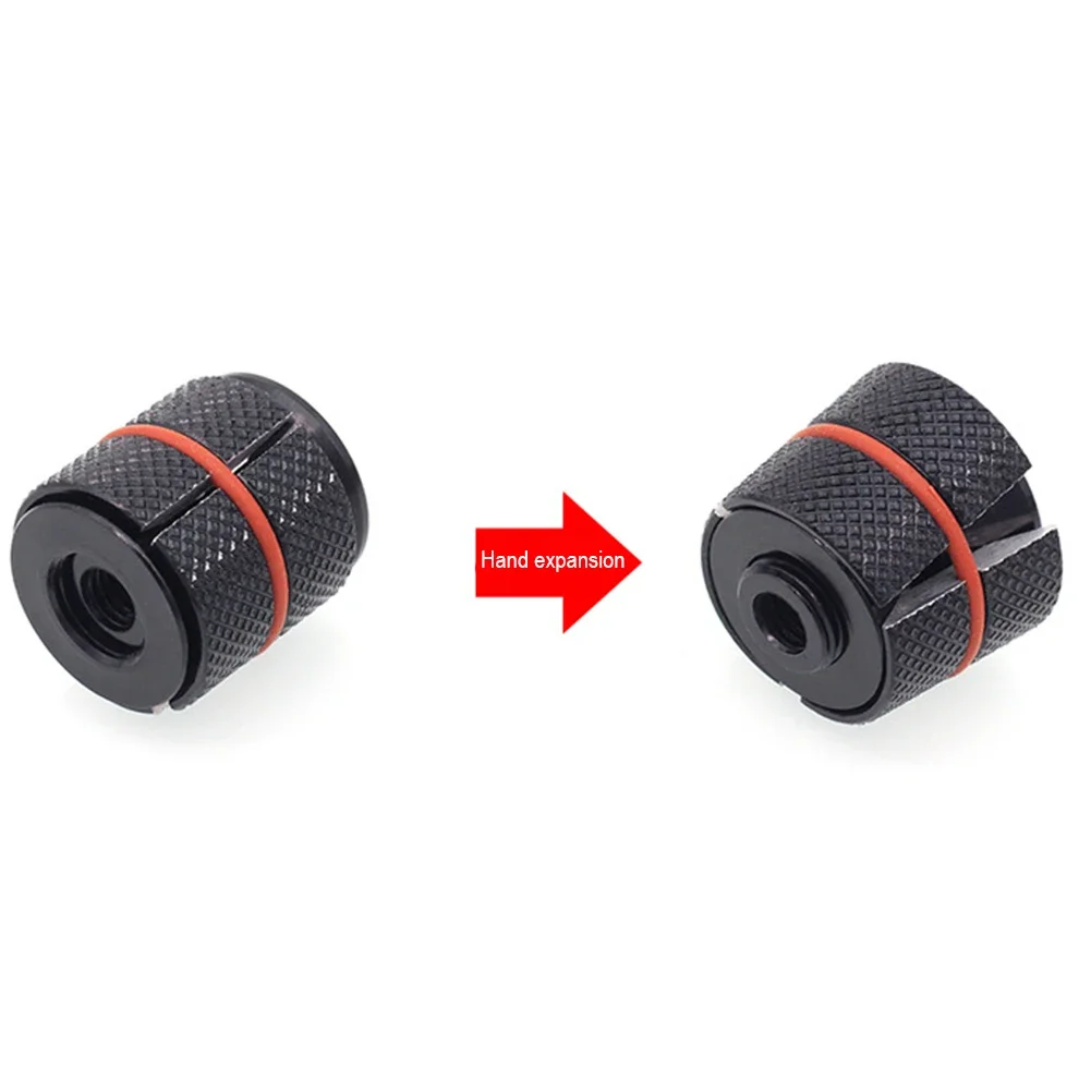 Cykelheadset expanderande plugg aluminiumlegering cykel kolfibergaffel plugghuvud skålmutter cykeltillbehör