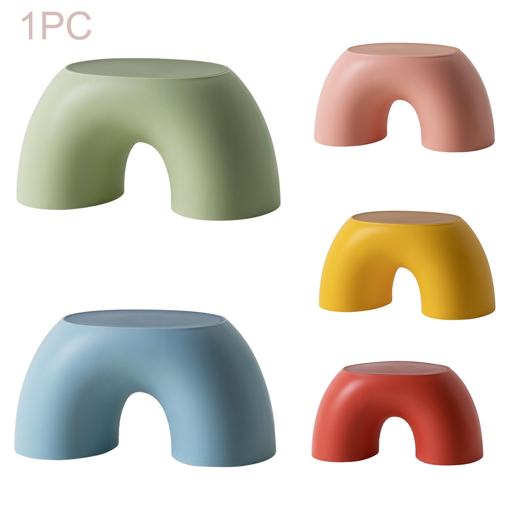 Kids Stool Non Slip Simple Modern Living Room Durable Small Bedroom Playroom Furniture Stable Bench Home Solid Children