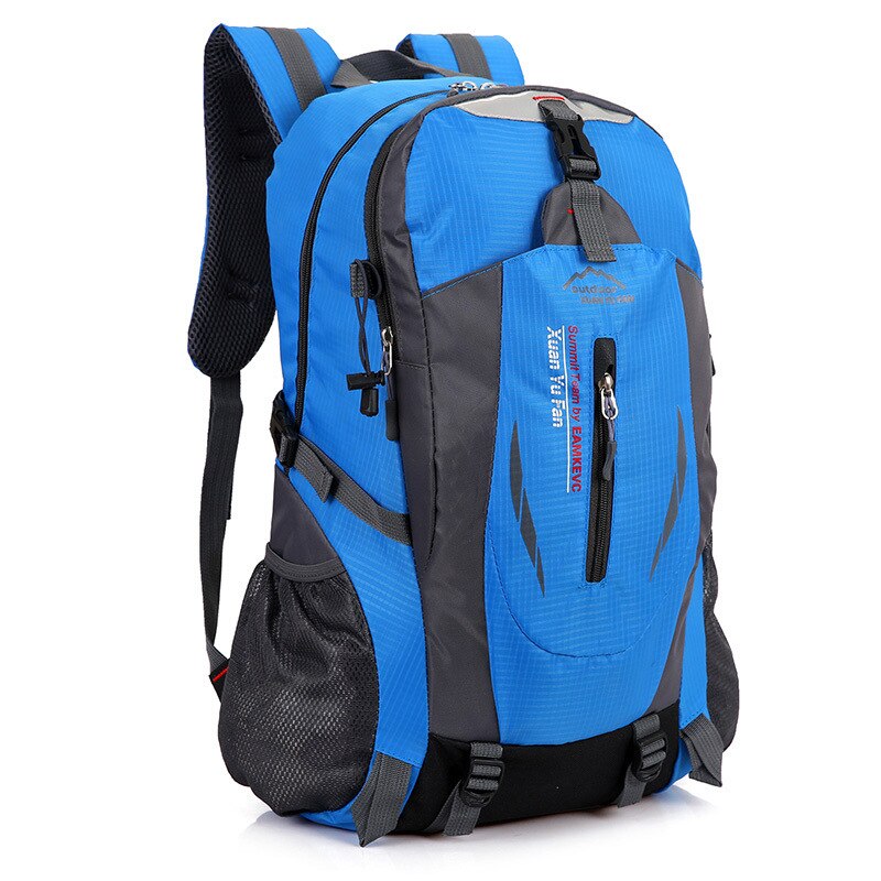 40LBackpack Outdoor Sport Backpack Mountaineering Backpack Men and Women Backpack Leisure Travel Backpack 40L for Mountain Bike: BLUE