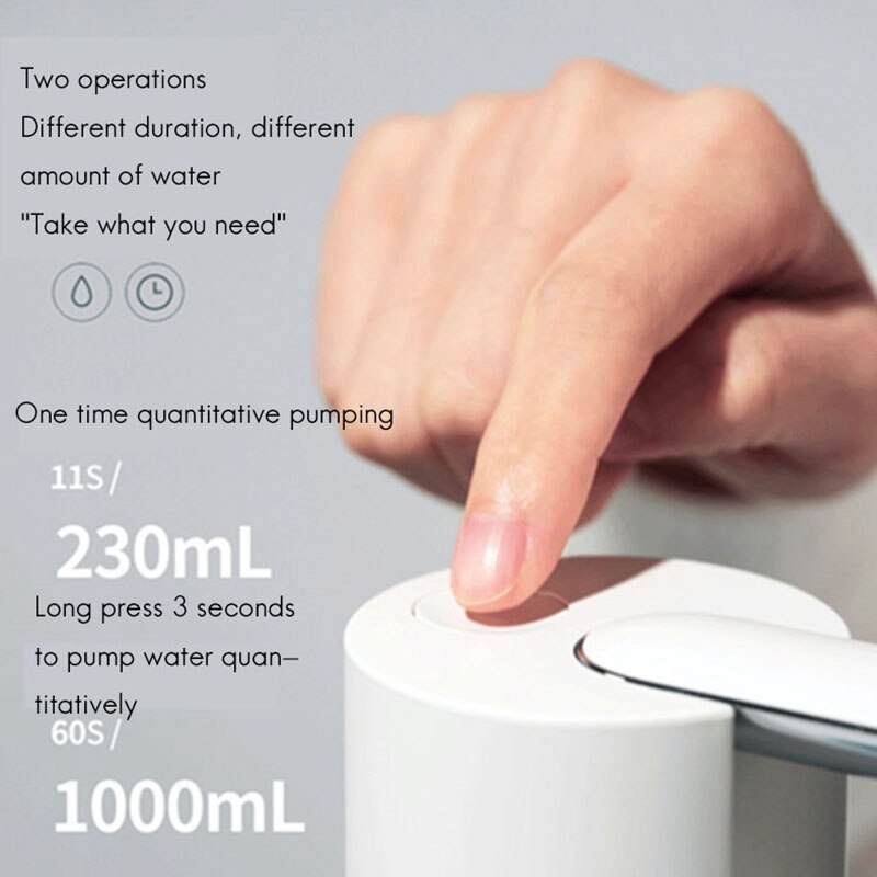 Automatic Water Dispenser Office Home Rechargeable Water Dispenser USB C Rechargeable Water Pressure Water Pump