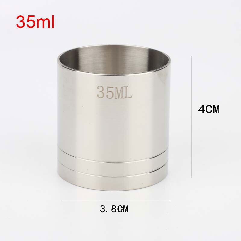 Spirit Measuring Cup Stainless Steel Practical Thimble Cylinder Shape Kitchen Bartender Tools Cocktail Jigger Bar Accessories