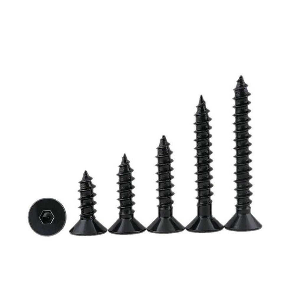 M3 Grade 8.8 flat head / countersunk hexagon socket self-tapping screws