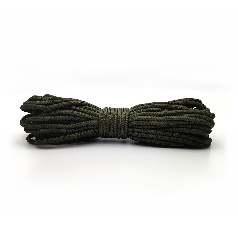 100 Meter 2 mm solide Fallschirmschnur Schlüsselband Seil Mil spez Typ ein Strang Klettern Camping Überlebensausrügestochen Paracord: Armee-Grün / Anderes