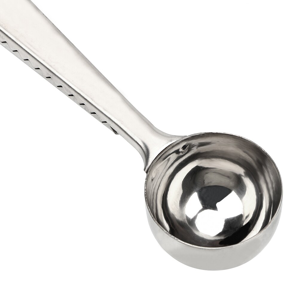 HILIFE Stainless Steel Coffee Measuring Scoop Multifunctional Tea Measuring Spoon Kitchen Tool With Bag Sealing Clip