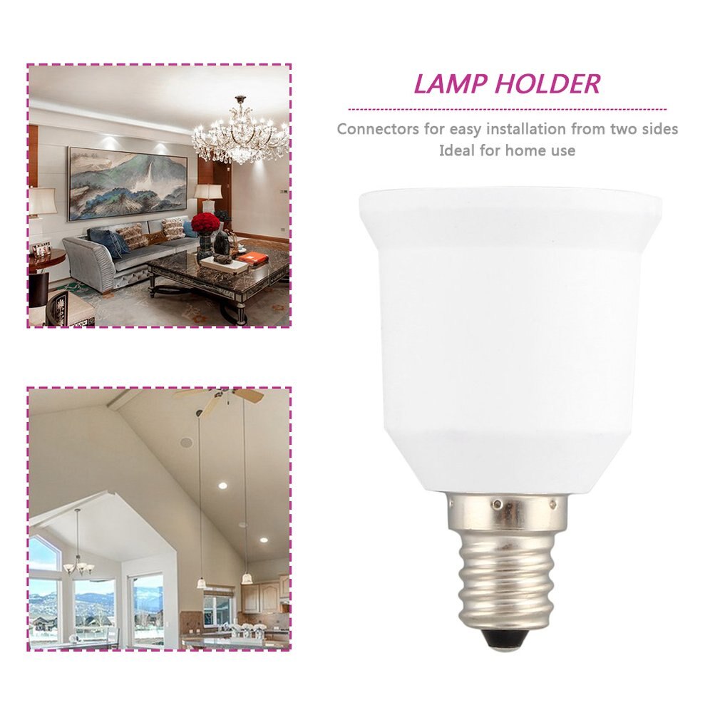Douille d'ampoule E12 à E27, 1 pièce, support de lampe, adaptateur, extension de prise, nouvelle recherche à
