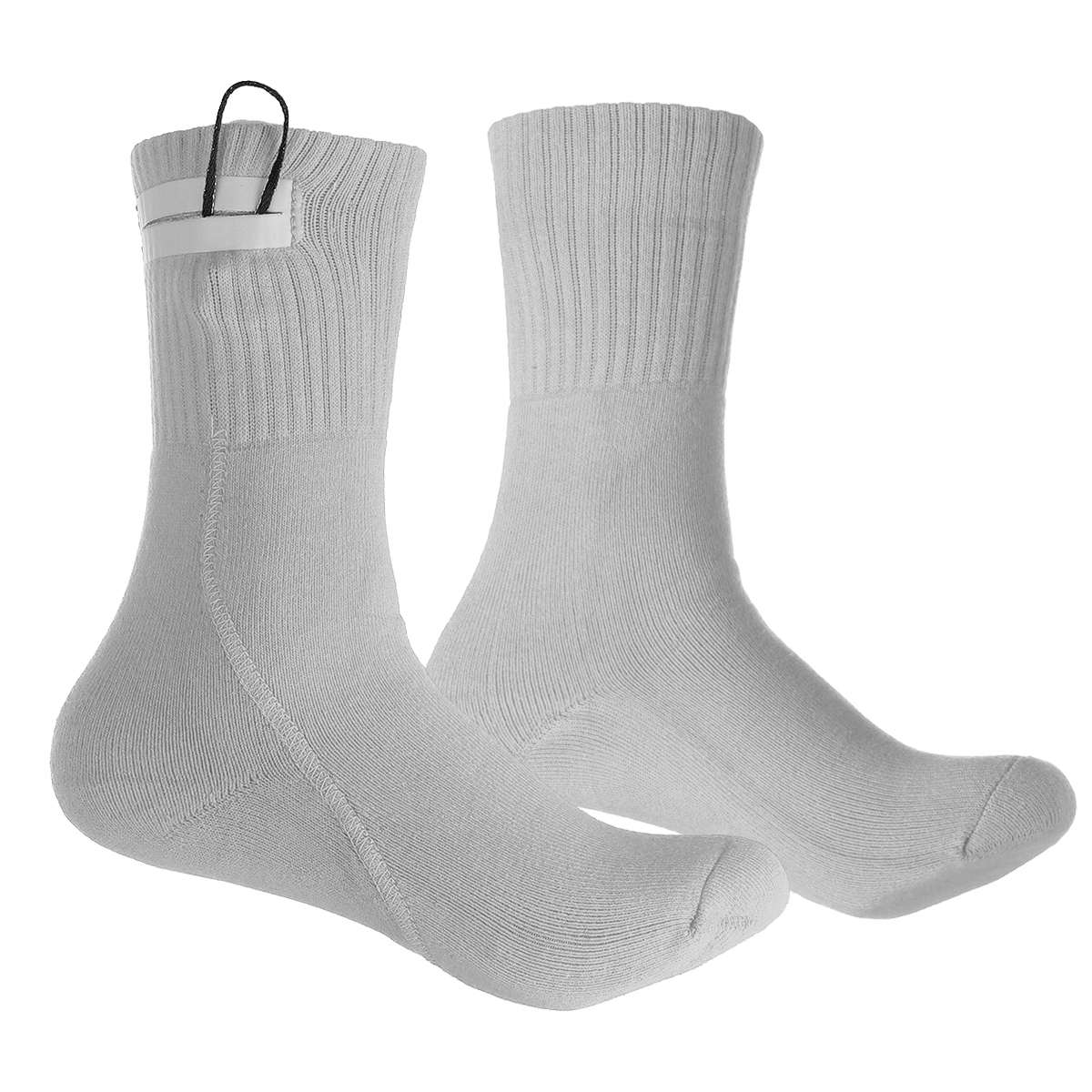 1 Pair Electric Heated Socks Winter Thermal Skiing Heated Socks Nano Fiber Wire Heating Keep Warming Sock Men Women: C