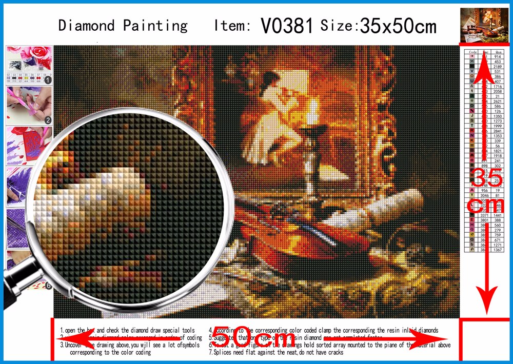 RANJIMA Diamond Painting stenen, 32 kleuren, doe-het-zelf ronde stenen