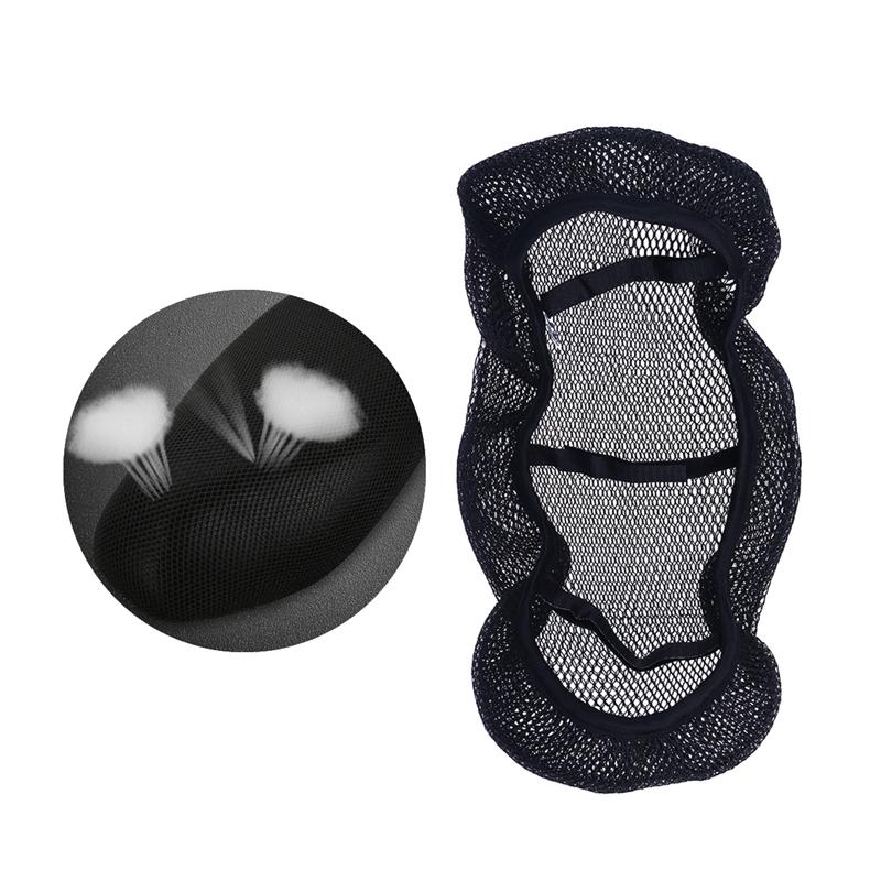 Funda de asiento transpirable de malla impermeable para motocicleta, malla negra M, para patinete Hyosung Gv 125, 250, 650, 1000, Rx450sm Trend Killer