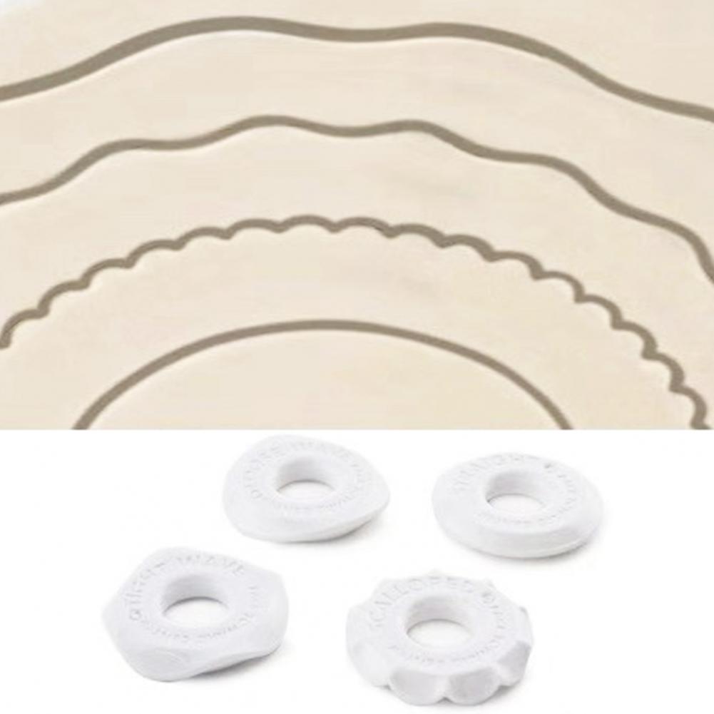 Pastry Pizza Cutter Adjustable Rotating Food Grade DIY Measuring Pizza Cutter for Cake Kitchen Dessert Gadgets Accessories