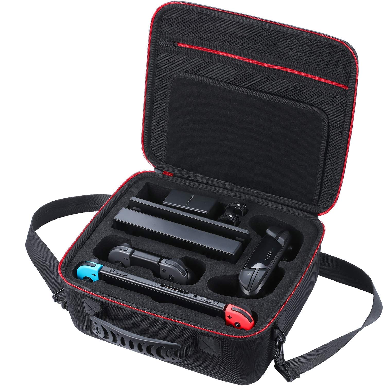 Hard Carrying Case Compatible with Ninndo Switch System, Travel Case Fit Switch Pro Controller