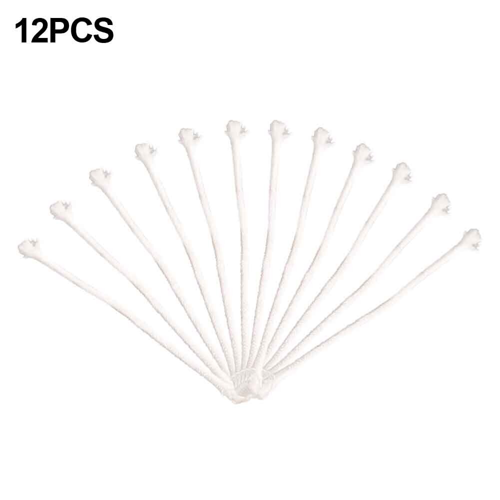 12pcs Fiberglass Tiki Torch Wick Durable Lanterns Trim Butter Lamp Garden Lights Long Lasting Home Decor Patio Lighting Portable
