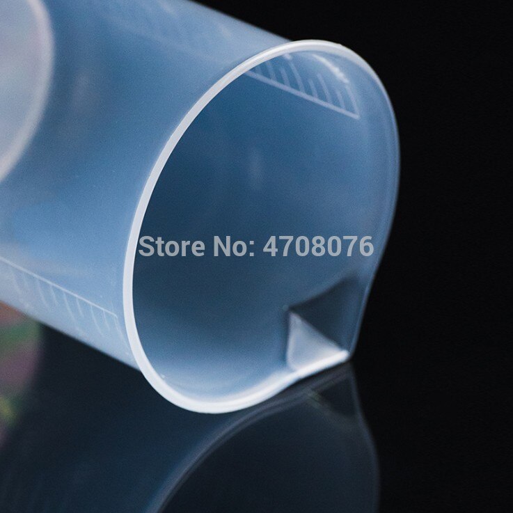 50,100,250,500,1000ml 5pcs/set PP laboratory beaker with scale mark Lab measuring cup clear flat bottom for scientific test