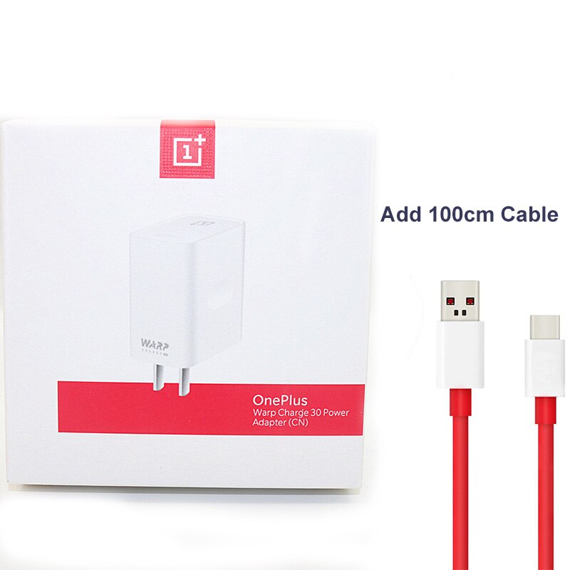Oneplus original warp charge 5v6a adaptador de energia urdidura 30 w carregador ue eua carregador cabo carga rápida 30 w para oneplus 7 t pro: US with 100cm cable