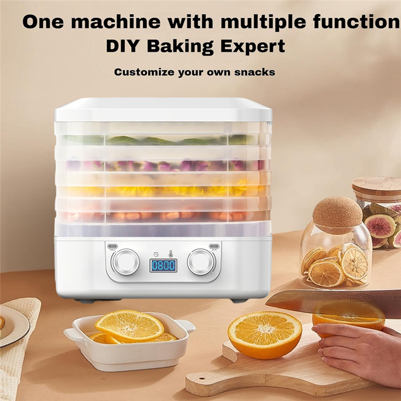 VELIF-Lebensmittel Gefriertrockner 360° ° Luftstrom-Trockner-Maschine für Süßigkeitssnacks mit einstellbarem Timer und Temperaturregelung