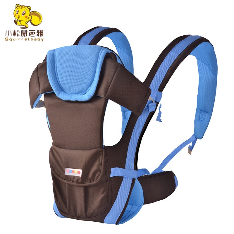 Ergonomisk bærestol rygsæk 4-36 måneder bærbar baby slynge wrap bomuld spædbarn nyfødt baby bærende bælte til mor far: Baolan har et bælte