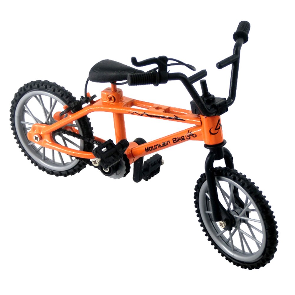 Mini Finger Fahrrad Spielzeug Kreative Legierung Finger Mountainbike freundlicher Erwachsen BMX Fixie Fahrrad Finger Rolle Spielzeug: Orange