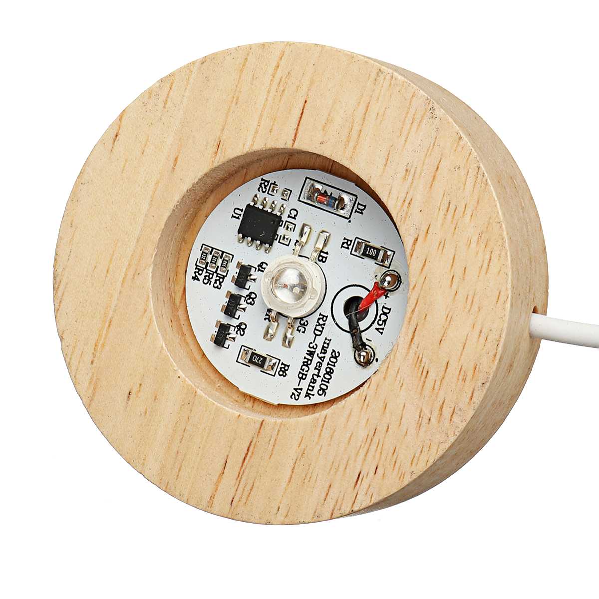 5 Stijlen 3D Led Lamp Base Creatieve Nachtverlichting Tafellamp Houten Lamp Base Gradiënt Kleurrijke Verlichting Voor Thuis Decoratieve licht