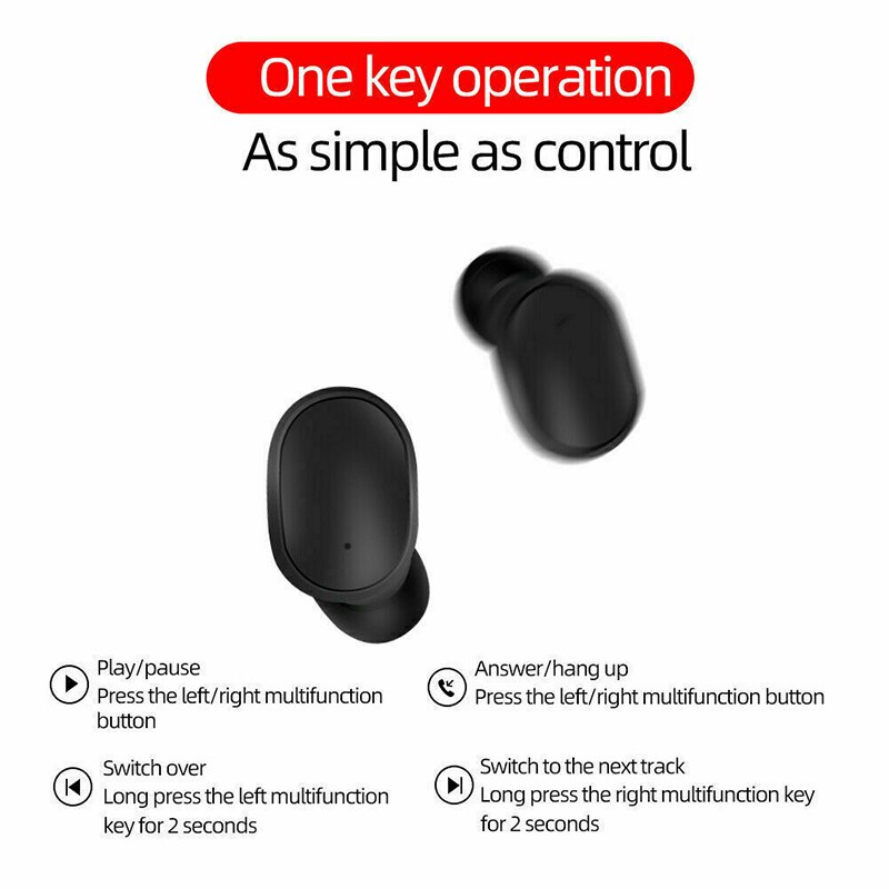 Langattomat bluetooth-kuulokkeet mikrofonilla urheilufone bluetooth kaiutinkuulokkeet vedenpitävät kaikille älypuhelimen kuulokkeille