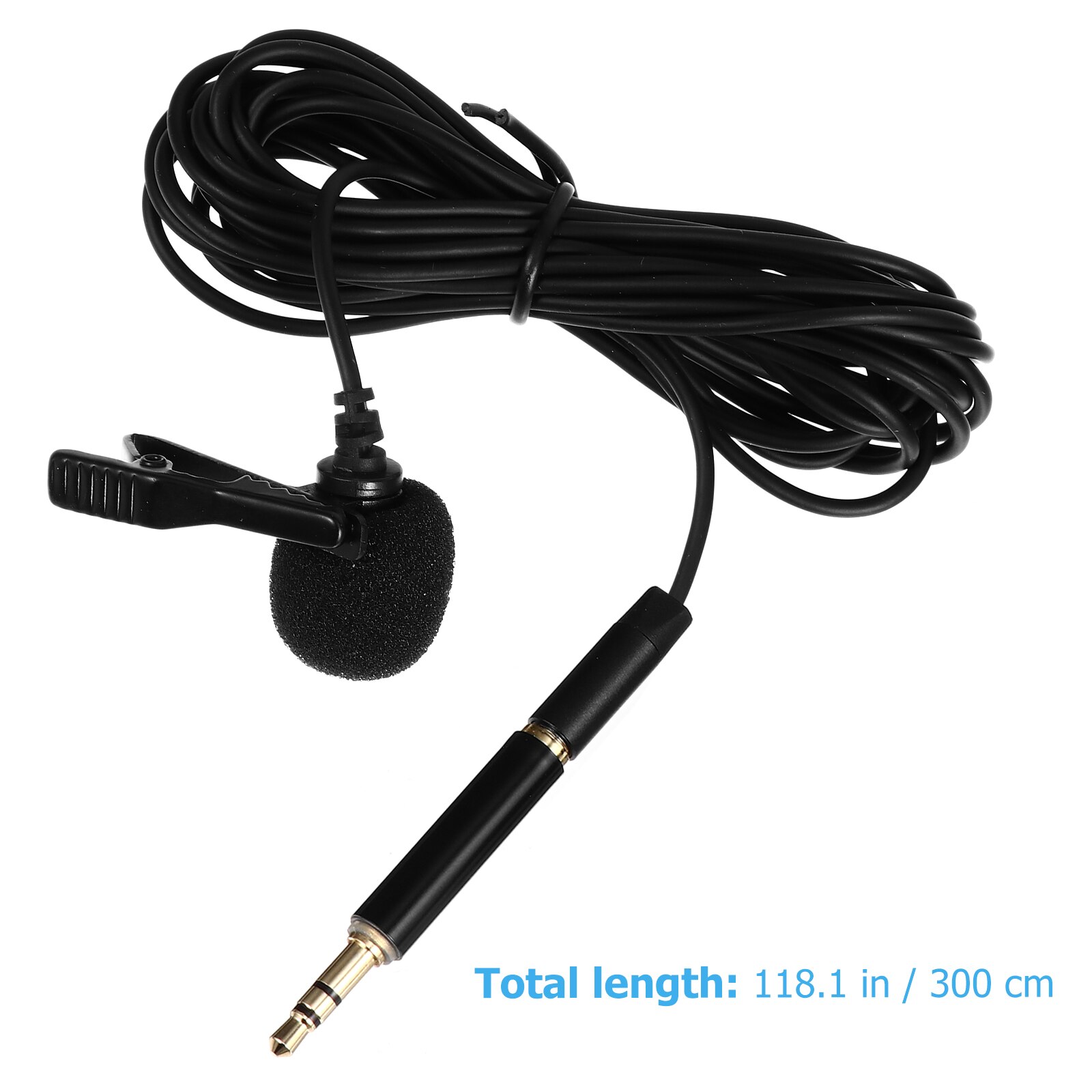 1 Set Podcast Microphone Omnidirectional Condenser Microphone 3m: 3.5X300CM