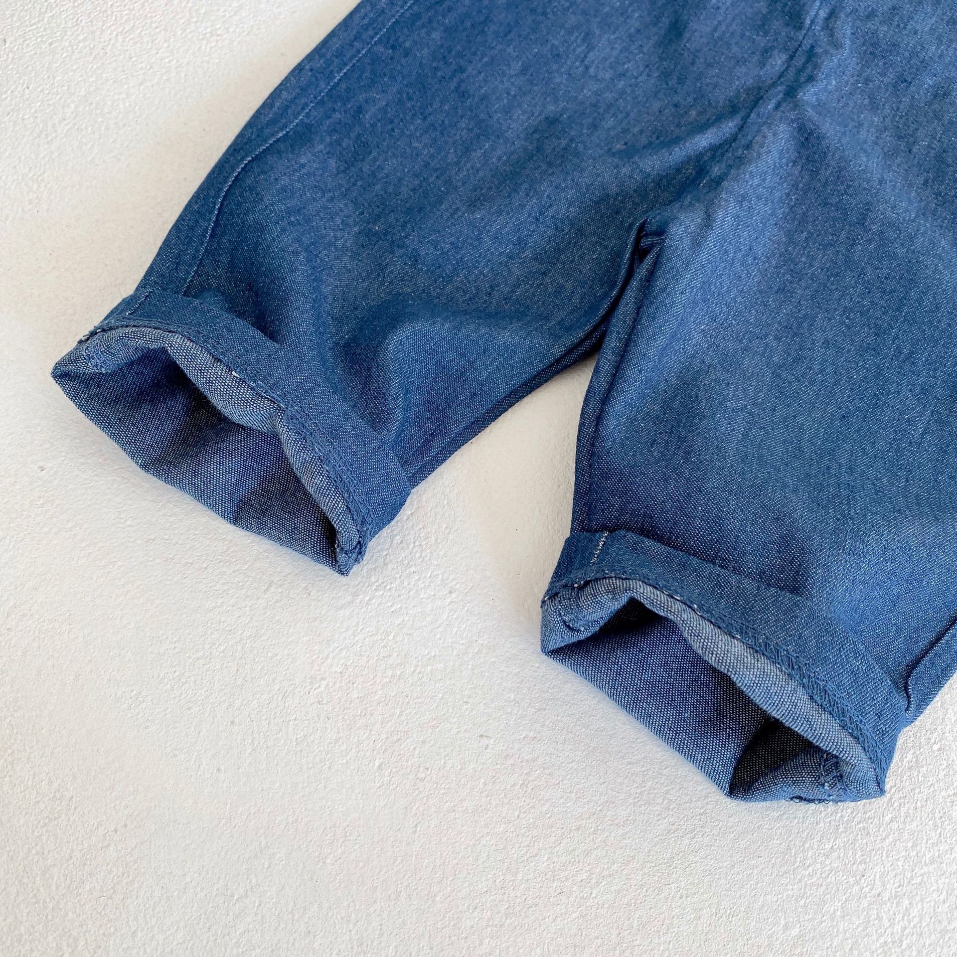 2022 frühlings-Baby-strampler mit trägern, ärmellose freundlicher-Overall, Baby-Jeans-Overall für jungen, Jeans-strampler für mädchen