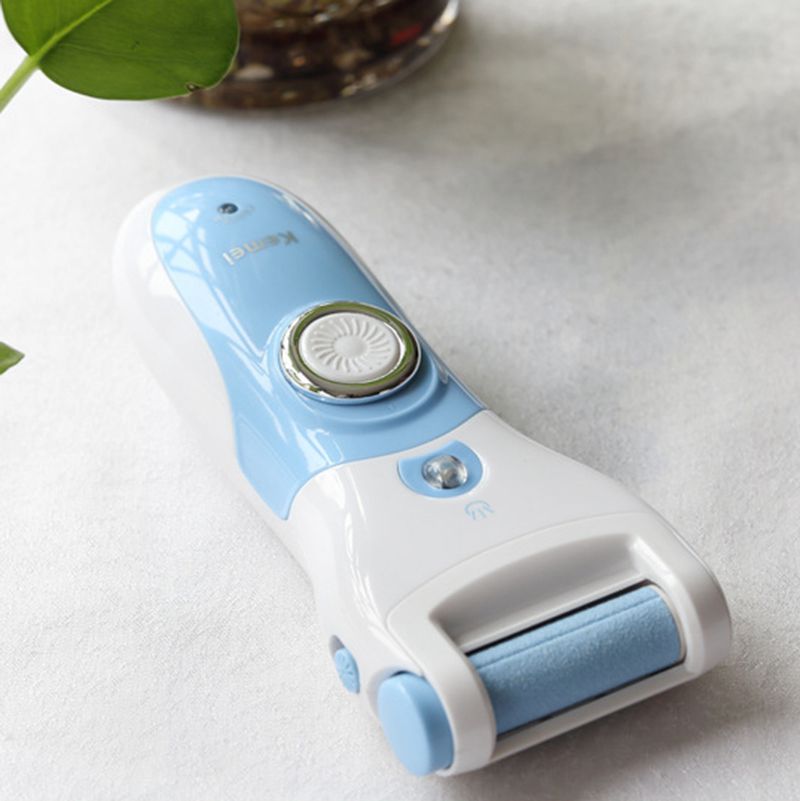 Kemei KM-2503 electric callus remover Top Electric Pedicure Tools Foot Care Tool Pedicure Velvet Smooth Machine Callus Foot file