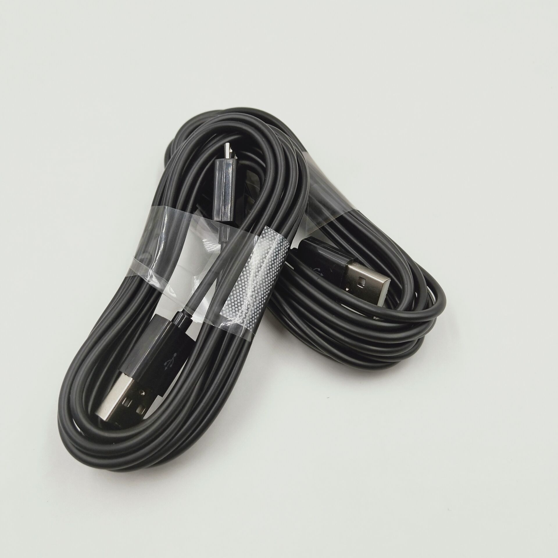 1m/1.8m/3m ekstra mikro usb oplader kabel play opladningskabel line til sony playstation  ps4 4 xbox one trådløs controller sort: 3m